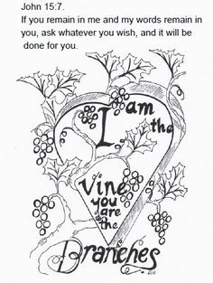 236x313 Coloring Pages For Kids By Mr. Adron I Am The True Vine Coloring