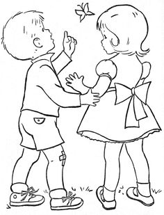 236x309 20 Vintage Coloring Book Images