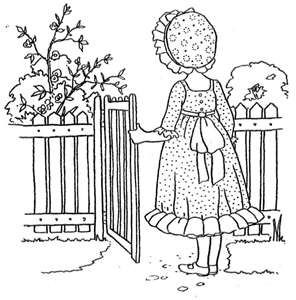 296x300 Bing Holly Hobbie Vintage Coloring Book Pages. Holly Hobbie