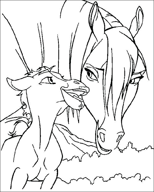 602x752 Elegant Wild Horse Coloring Pages And Coloring Pages Spirit