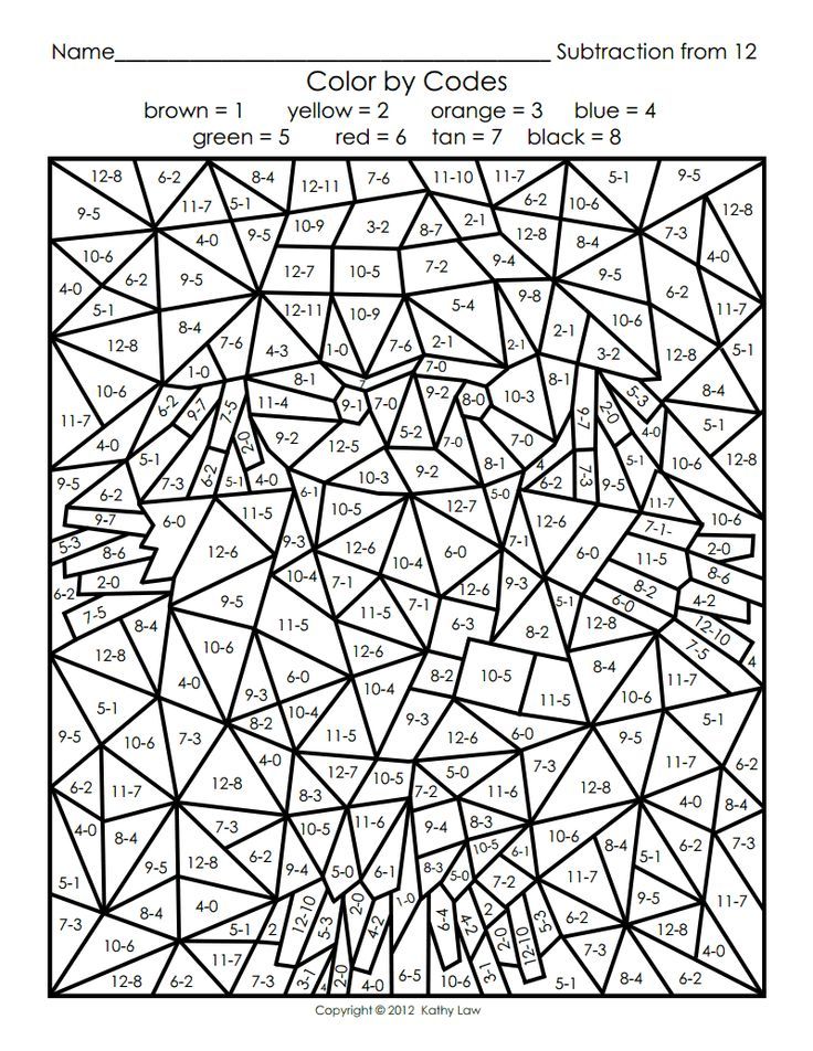 736x952 Color By Number For Adults