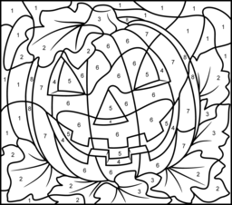 256x226 Halloween Coloring Pages