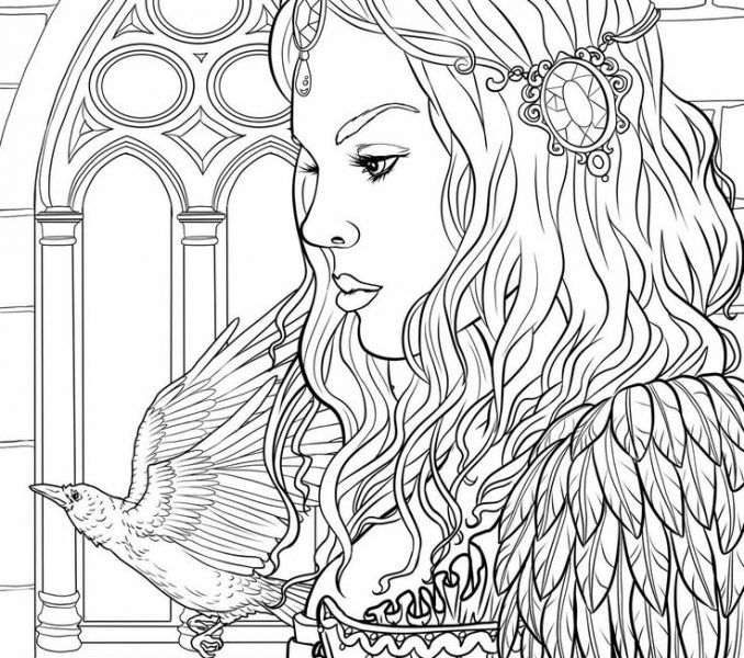 678x600 Coloring Pages Of People Coloring Page