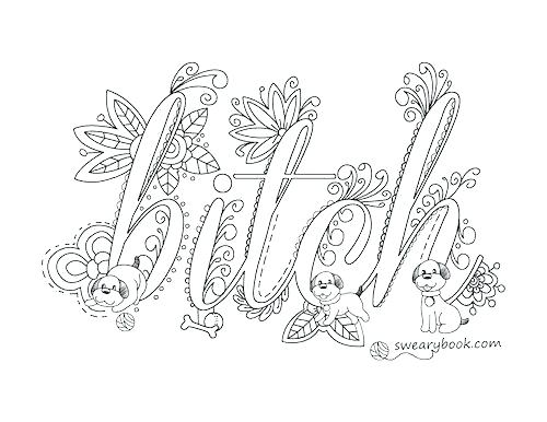 500x386 Swear Word Coloring Pages Printable And Elegant Swear Coloring