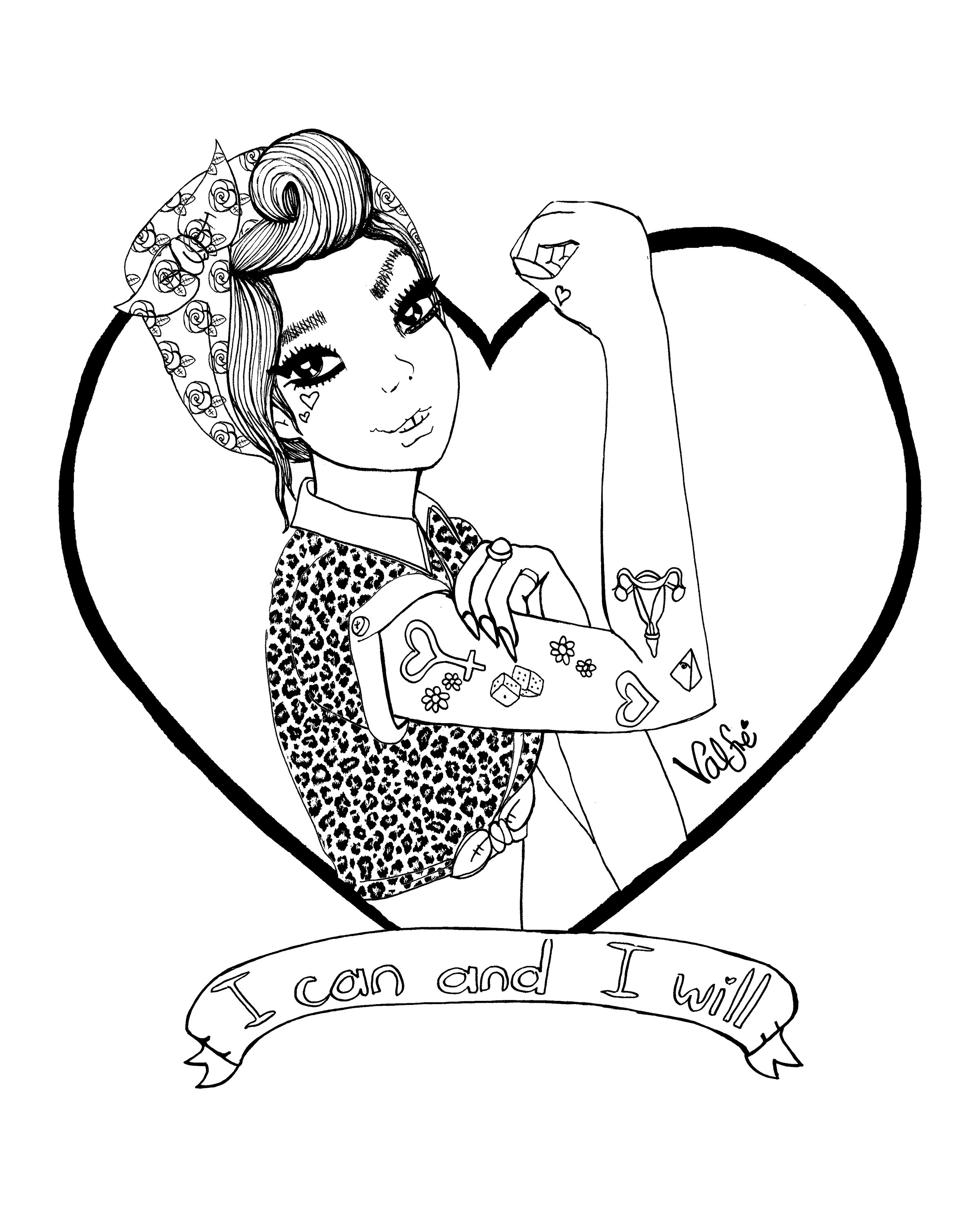 2400x3000 Valfrecolorme Women's Month Themed Coloring Pages