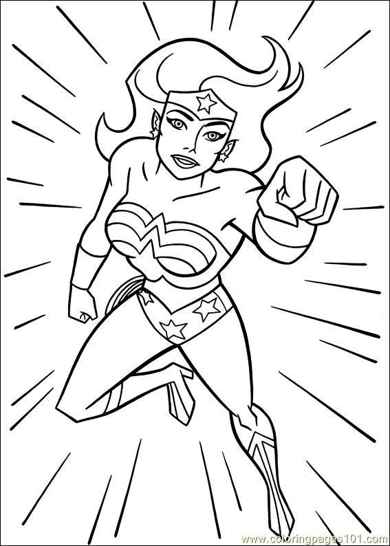 567x794 Wonder Woman Coloring Pages 04 Coloring Pages