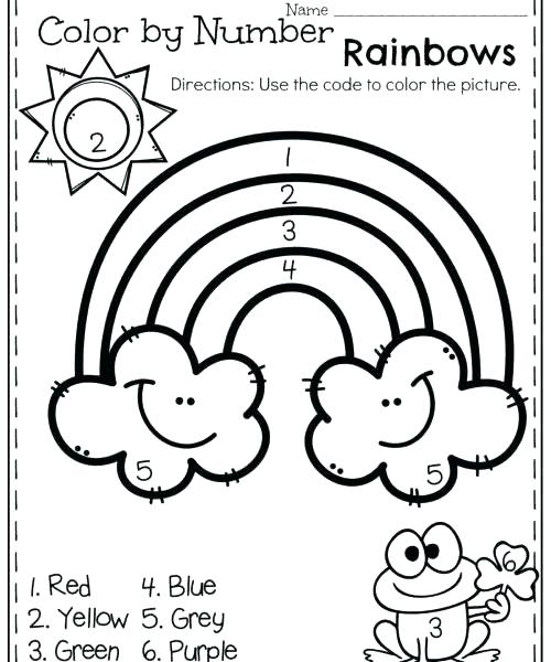 500x600 Halloween Color By Number Pages Color By Number Preschool