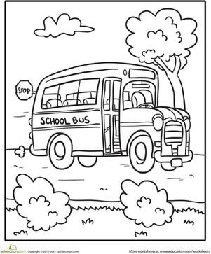 301x363 School Bus Worksheet