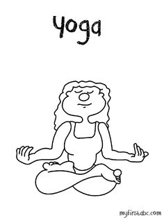 236x314 Printable Coloring Yoga Pages For Your Kids! Motivating Moves
