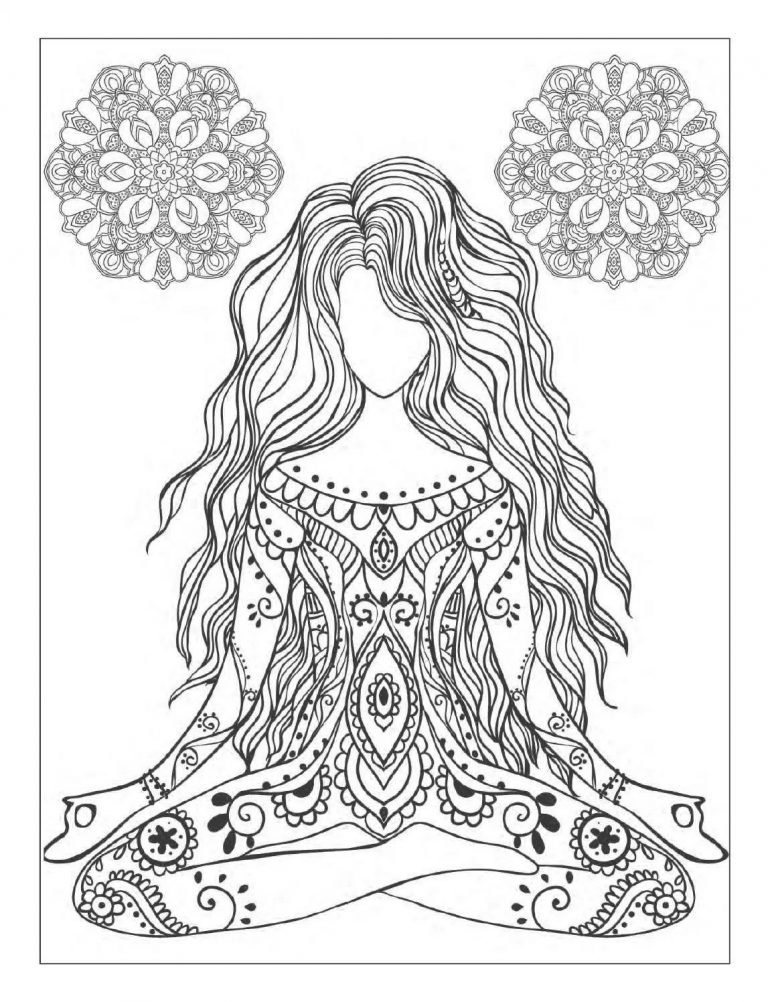 768x1002 Yoga Coloring Pages To Print New Storytime For Kids Asana Page