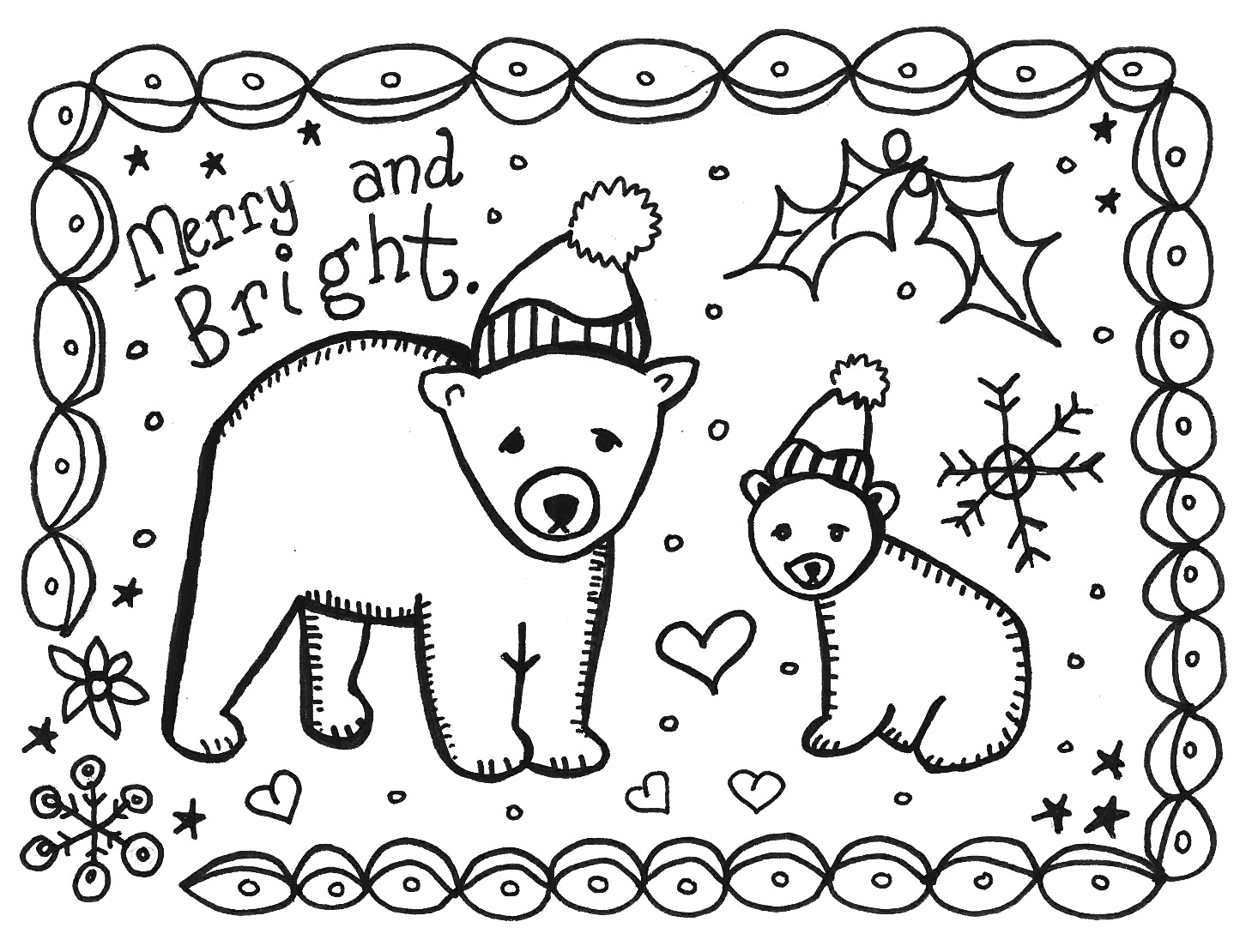1459x1110 Christmas Pictures That You Can Color