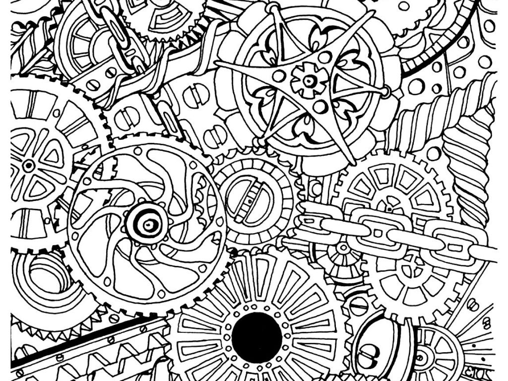 1024x768 Coloring Page Zen