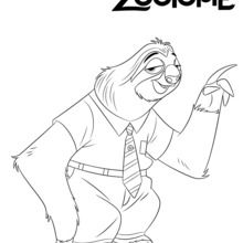 220x220 Flash From Zootopia Coloring Pages