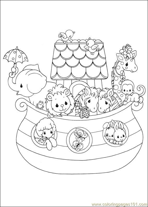 567x794 Precious Moments 05 Coloring Page