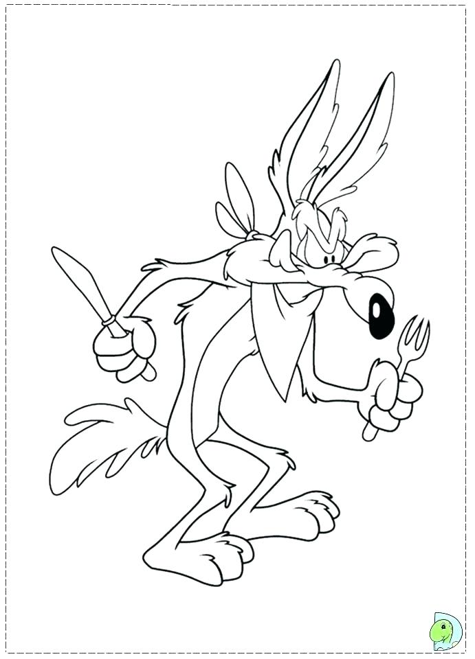 691x960 Coyote Coloring Page Coyote Coloring Page Wile E Coyote Coloring
