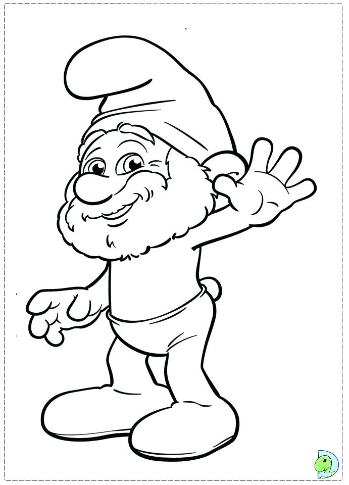 691x960 Smurf Printable Coloring Pages Printable Coloring Page Smurfs