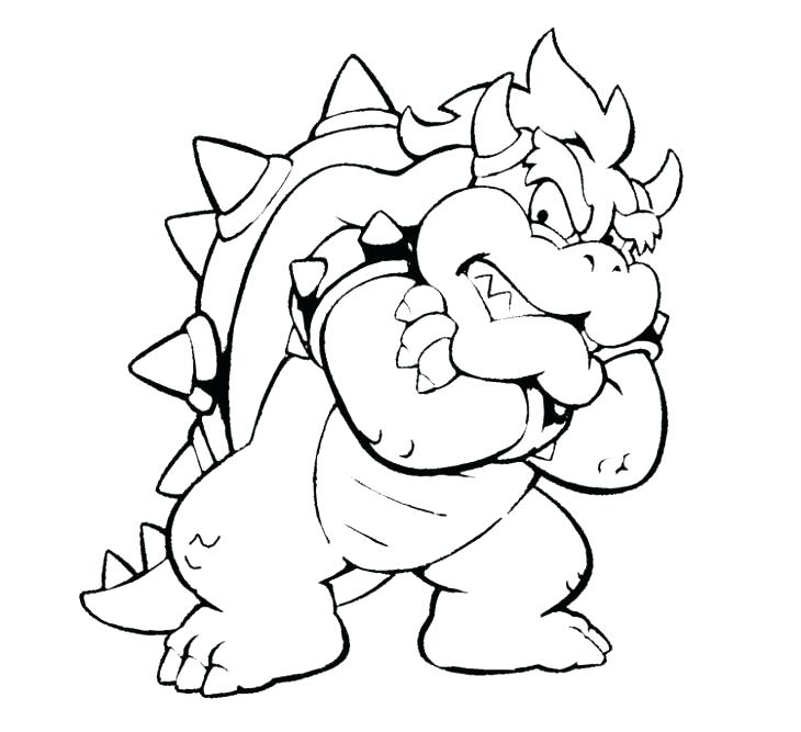 730x667 Bowser Coloring Page Impair.co