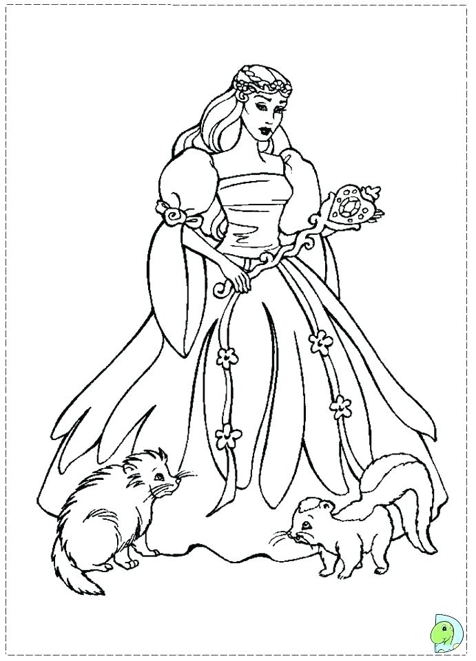 691x960 Barbie Coloring Page Princess Barbie Coloring Pages Barbie Of Swan