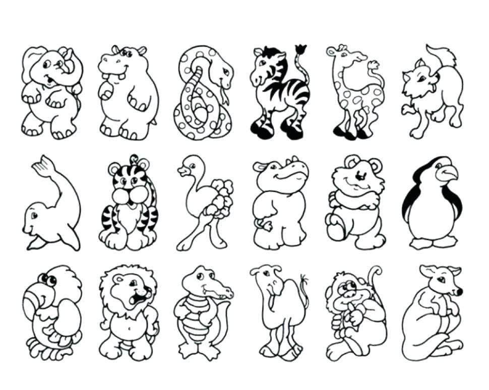 970x774 Coloring Pages Printable Animals Free Printable Animals Coloring
