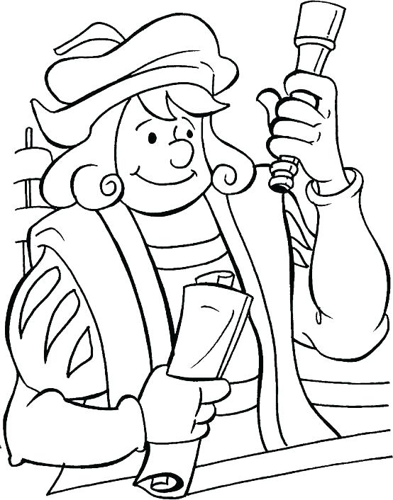 554x706 Christopher Columbus Three Ships Coloring Pages Page Sheets 3