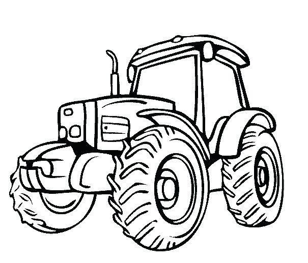 605x517 Combine Coloring Pages Coloring Pages Tractors John John Coloring