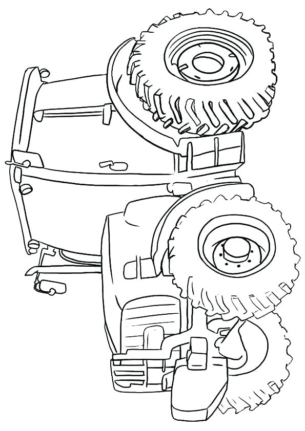 595x842 Combine Coloring Pages Combine Coloring Pages Me Combine Tractor