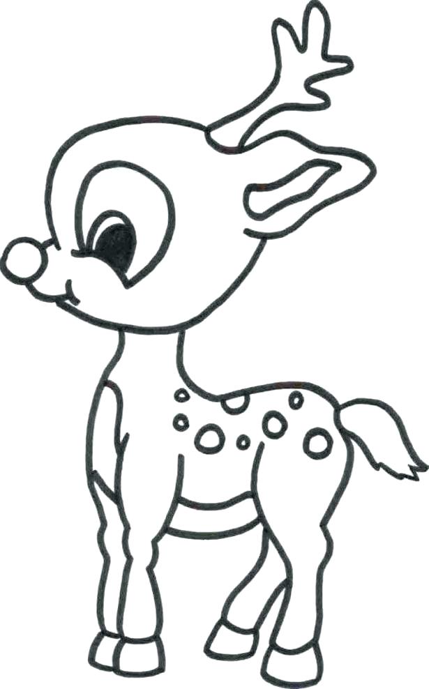 615x988 Reindeer Head Coloring Page Coloring Pages Of Reindeer Coloring