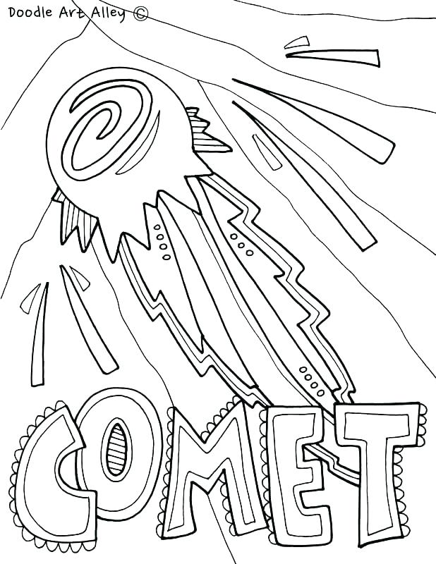 618x800 Sailor Mercury Colouring Pages Coloring Comet Page Mercur