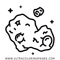 200x200 Comet Coloring Page