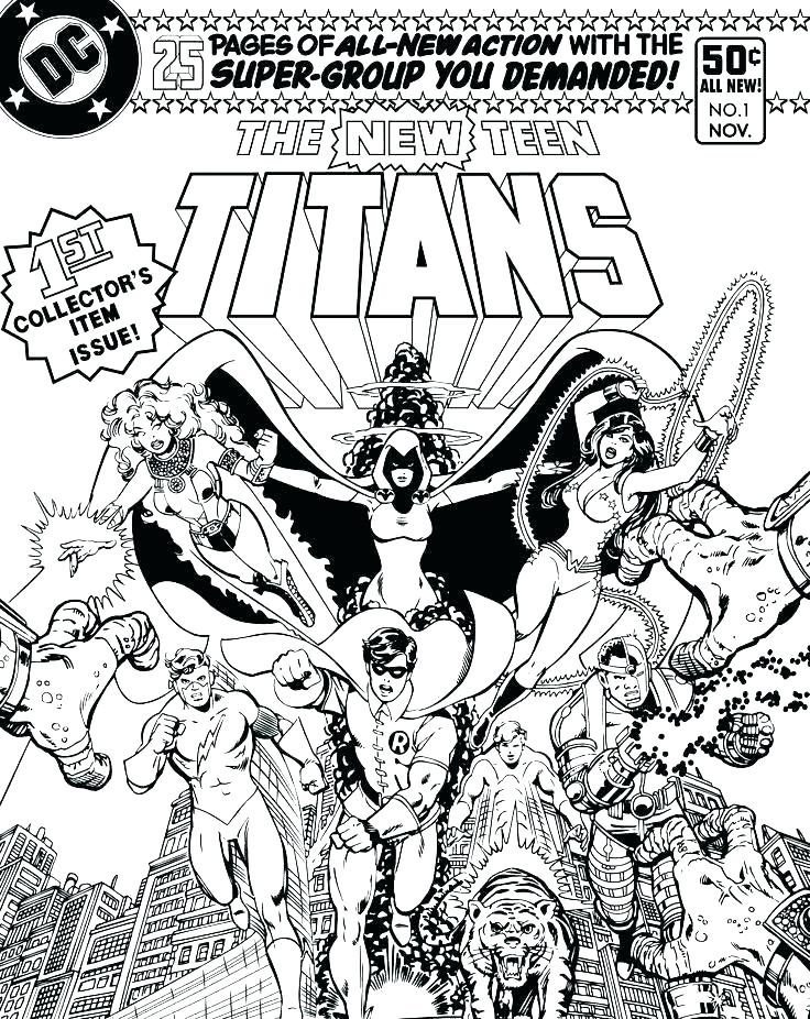 736x926 Comic Coloring Pages