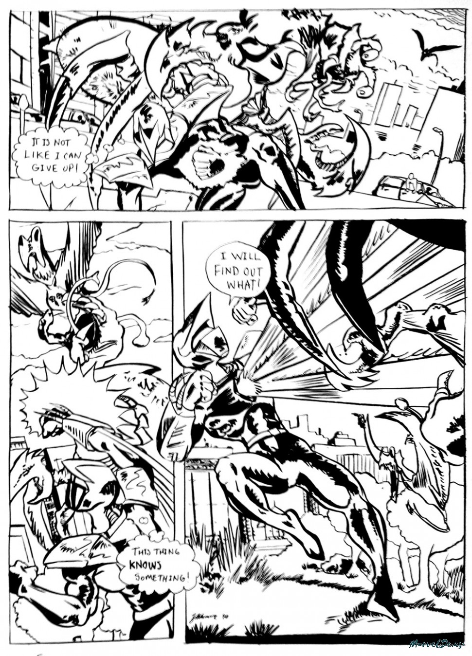 Comic Coloring Pages