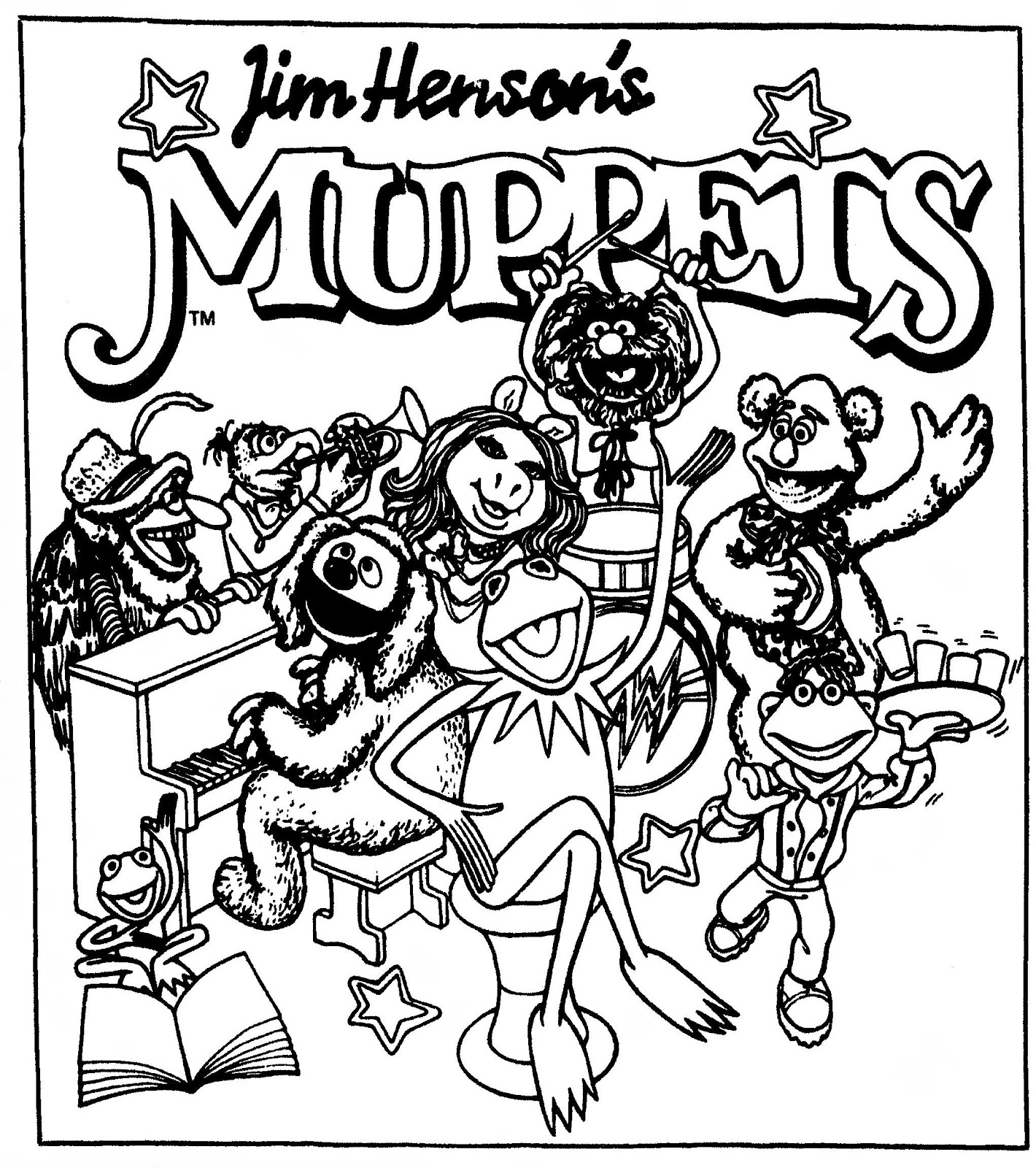 1420x1600 Comic 2bmuppets Strip Coloring Pages