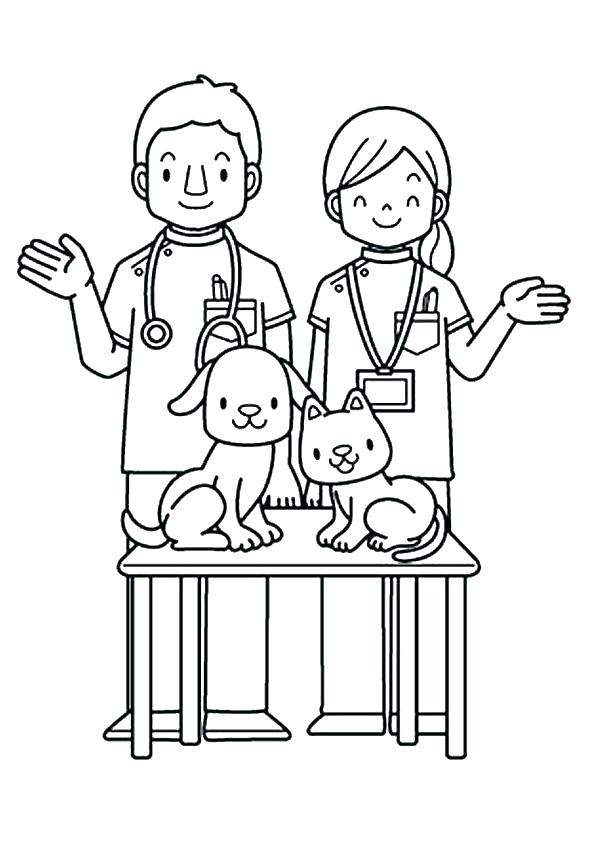 595x842 Community Helper Coloring Pages Community Helper Coloring Page