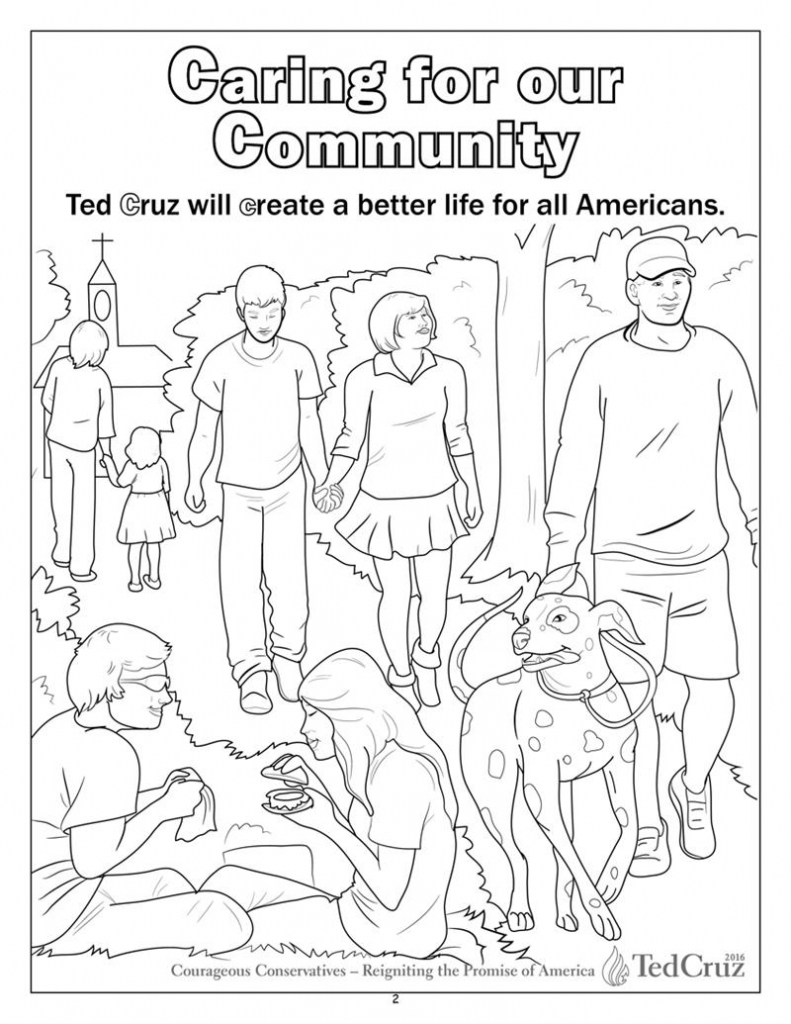 791x1024 Excellent Community Coloring Page 5