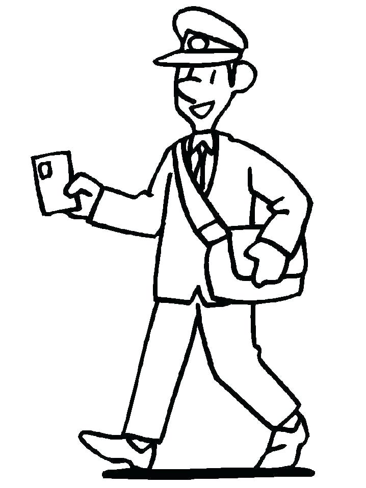 718x957 Community Workers Coloring Pages Community Helpers Coloring Sheets