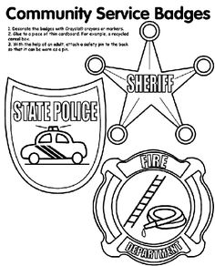 Community Service Coloring Pages