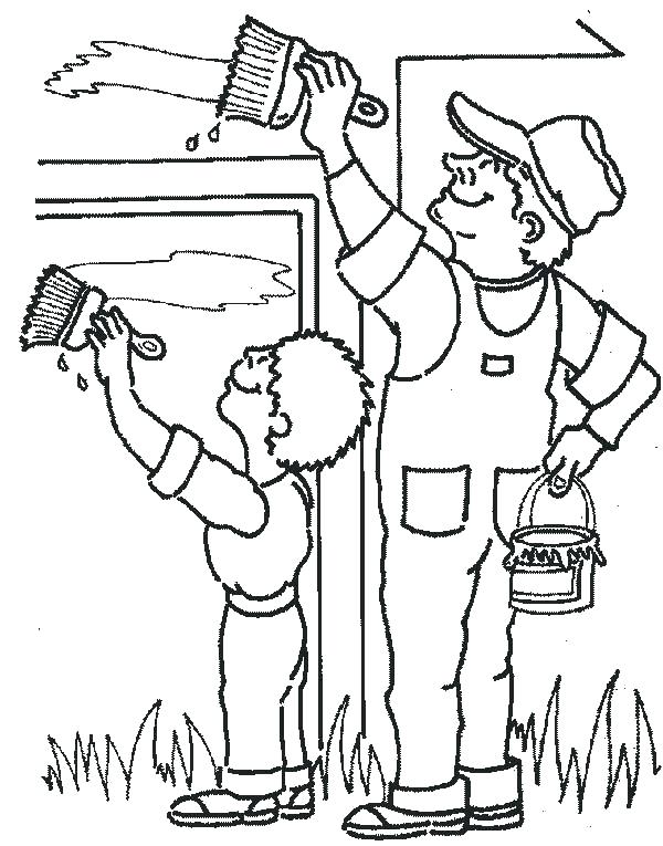 600x765 Community Workers Coloring Pages Printable Community Helpers