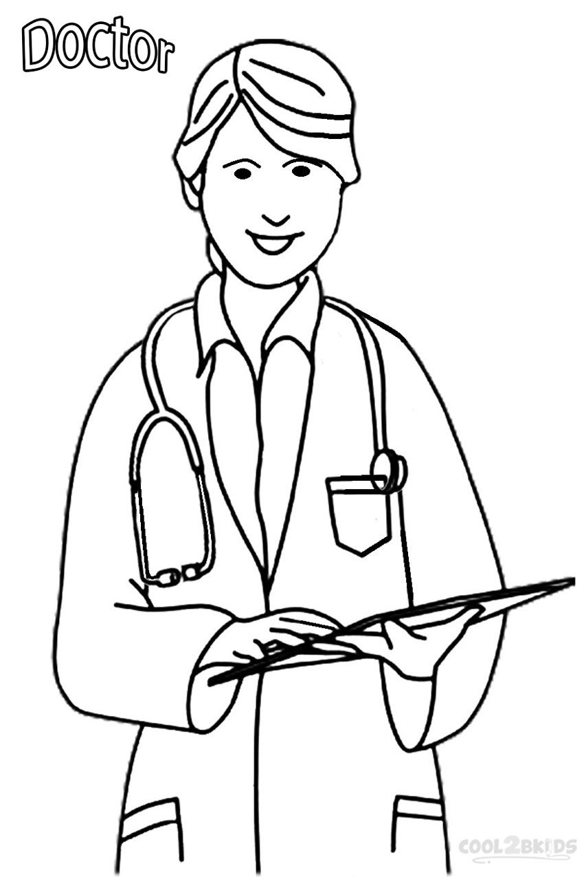 850x1275 Printable Community Helper Coloring Pages For Kids Cool2bkids