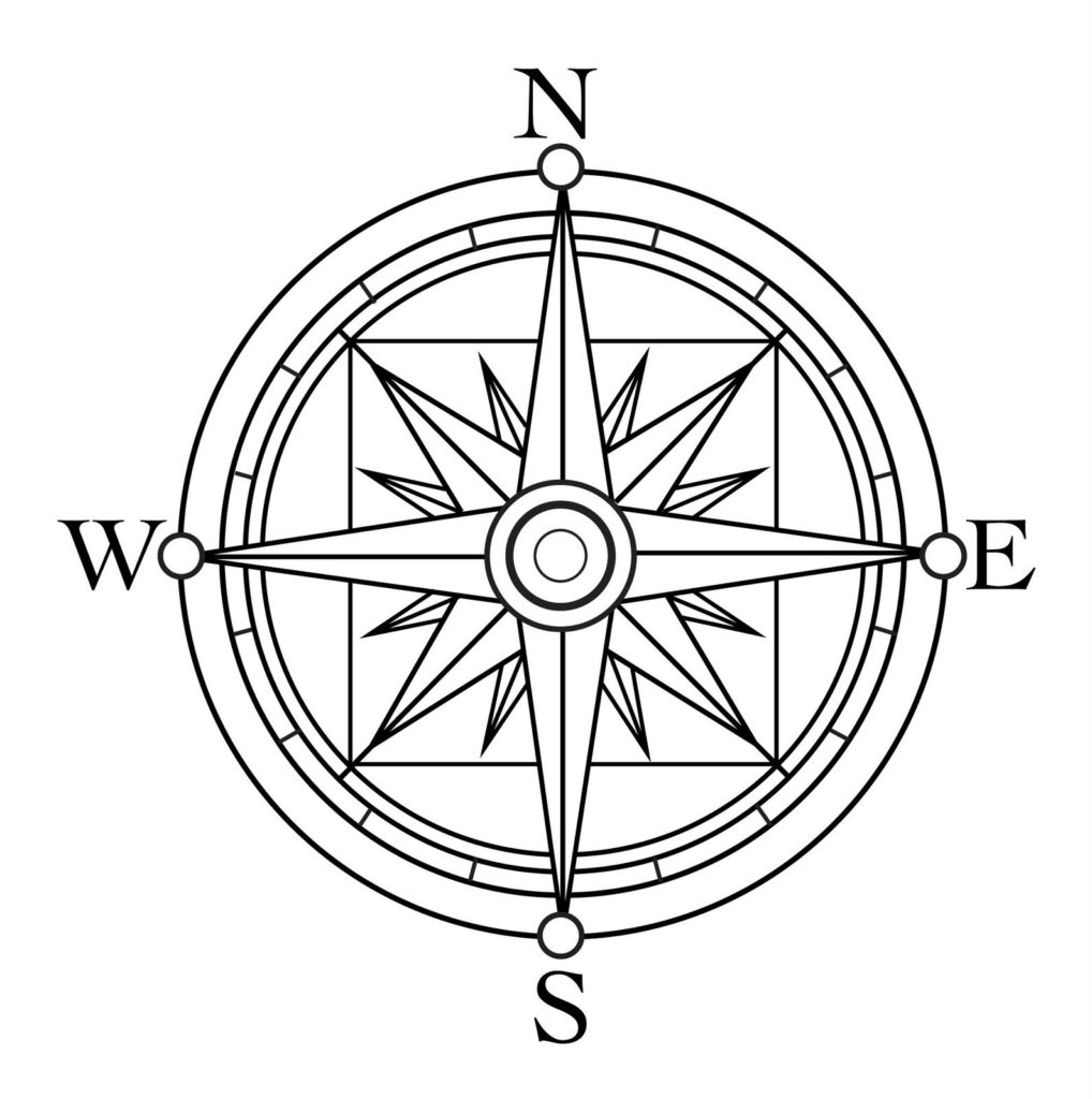 1018x1024 Compass Coloring Pages