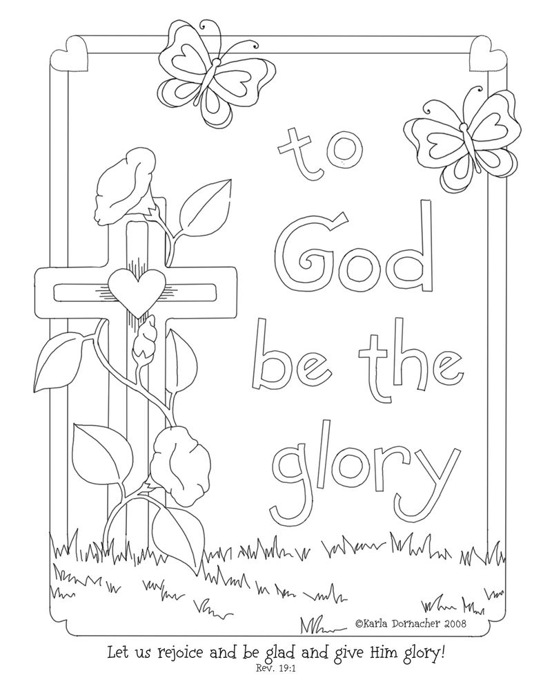 800x1000 Glory Of The Lord Coloring Page! Compassion International