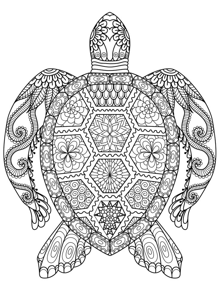 736x971 Mandala Animal Adult Coloring Pages For Adults Printable