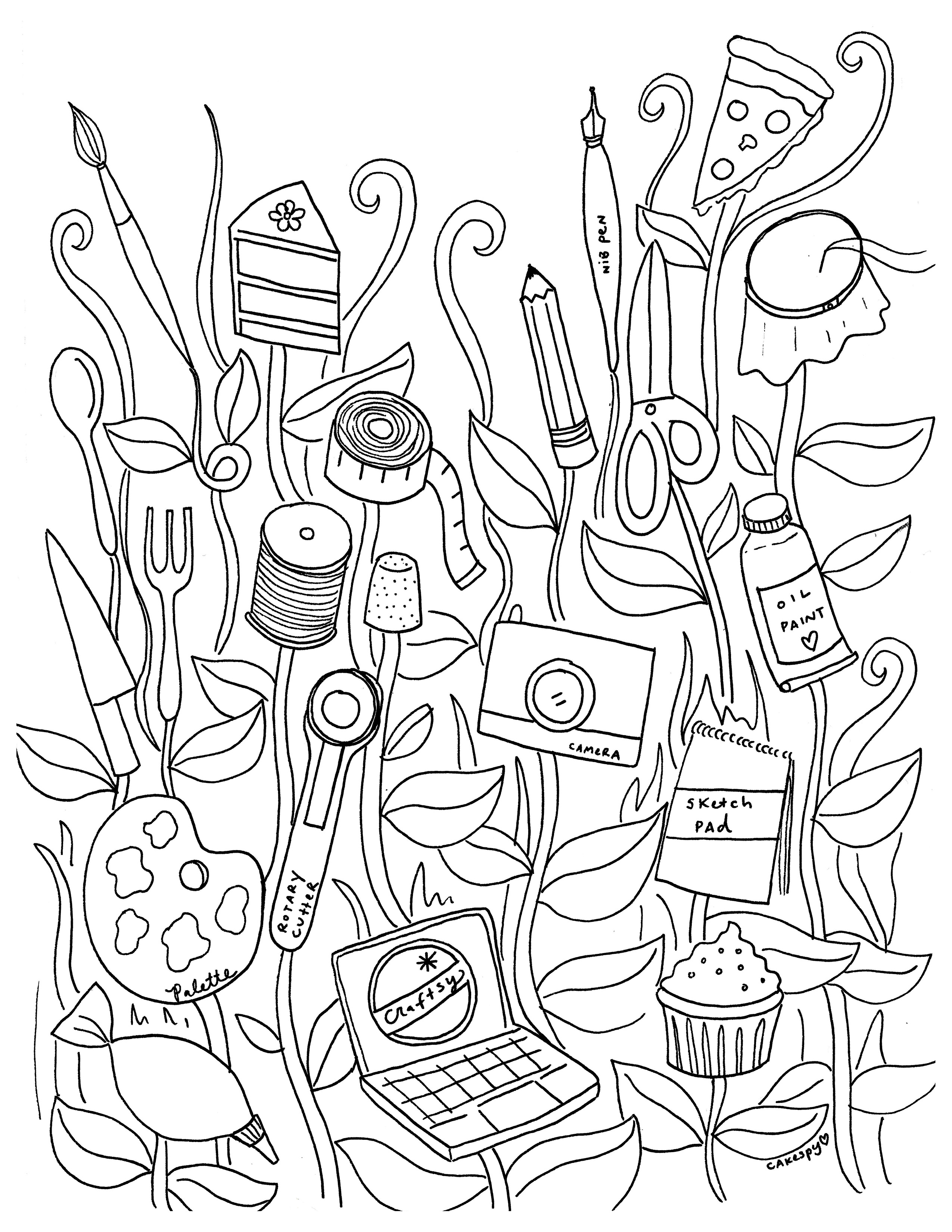 2550x3300 Adult Coloring Book Pages