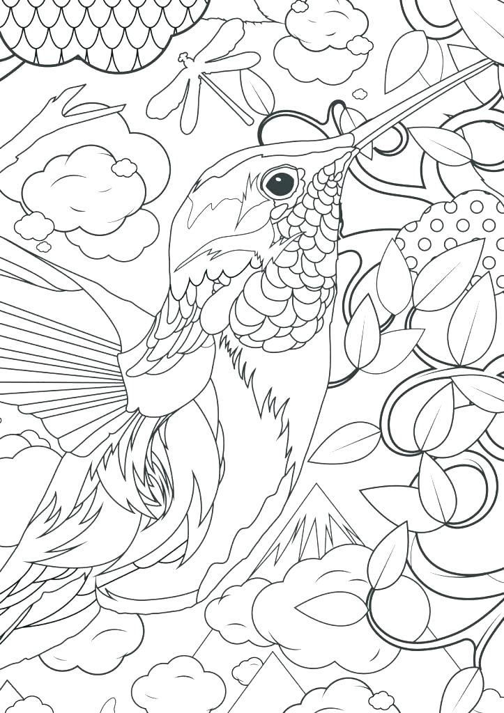 723x1024 Complex Coloring Pages Printable Complex Animal Coloring Pages