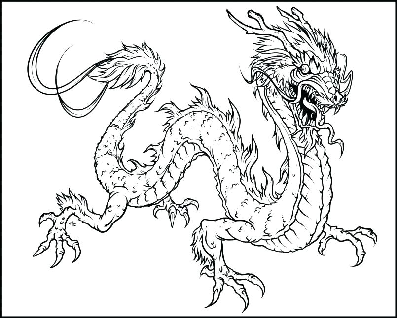 805x646 Coloring Pages Of Dragons Dragon Coloring Pages For Adults