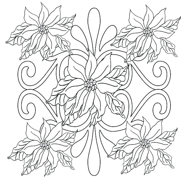 600x610 Designs Coloring Pages Complex Geometric Coloring Pages Coloring