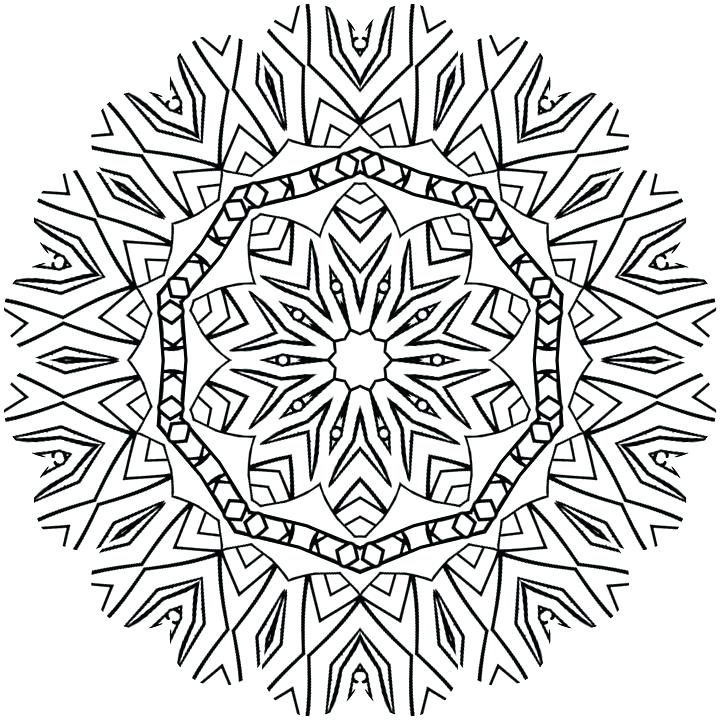 720x720 Complex Mandala Coloring Pages Free Printable Mandala Coloring
