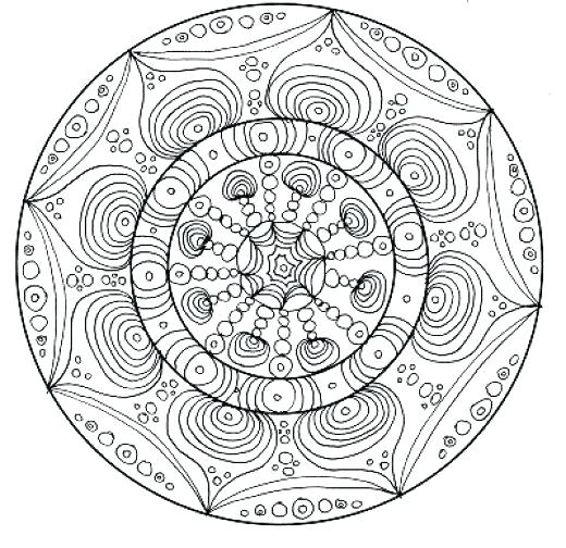 520x504 Complex Mandala Coloring Pages Printable Complex Coloring Pages