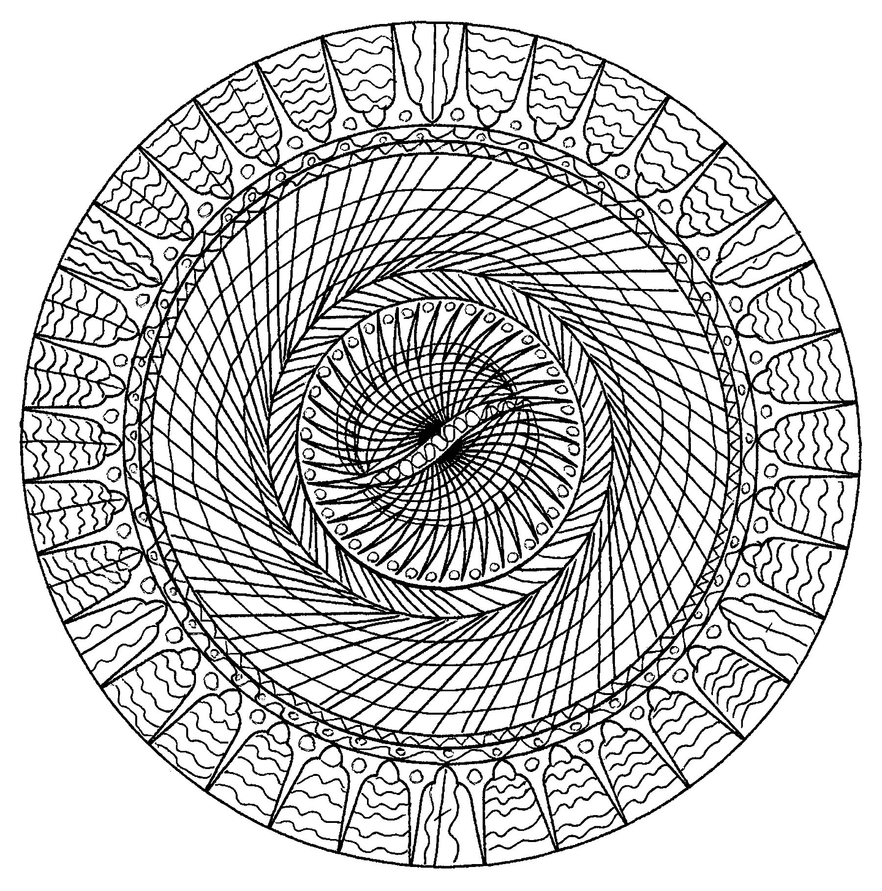 1800x1819 Mandala Abstract And Complex