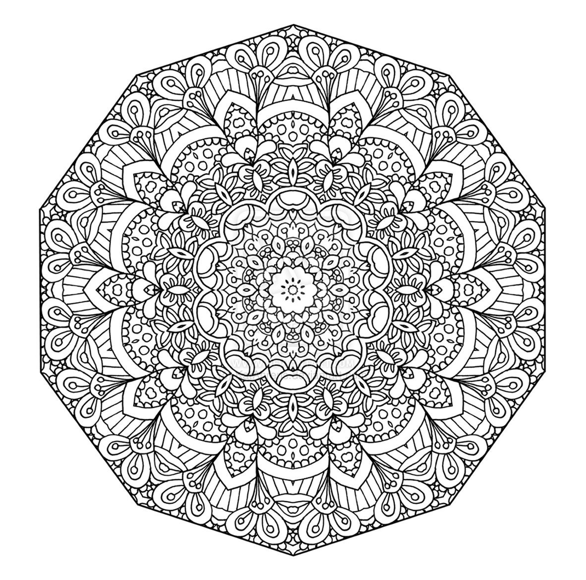 1182x1169 Complex Mandala Coloring Pages Printable Printables And Menu