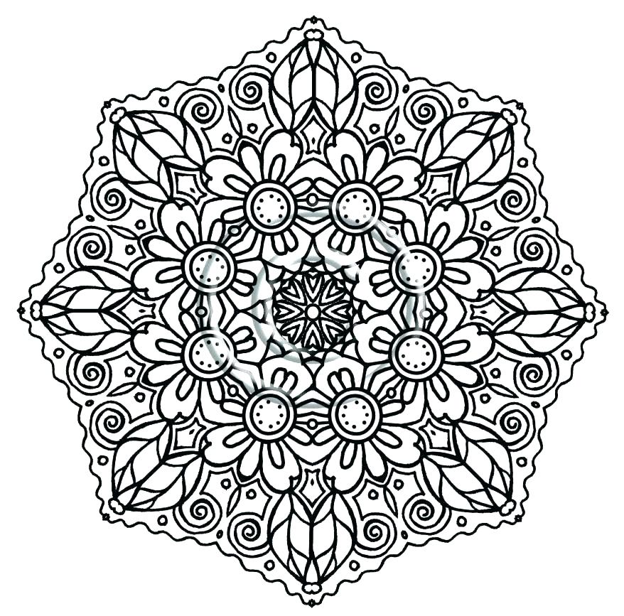 878x867 Intricate Mandala Coloring Pages Intricate Coloring Pages Great